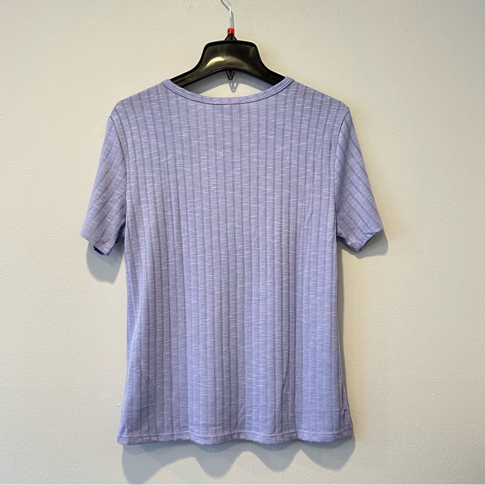 Vintage America Ladies' Slub Ribbed Tees - Picture 4 of 10